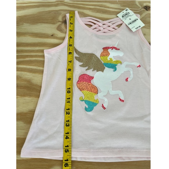 Epic threads blushing bride unicorn print  size 6 - Picture 7 of 7